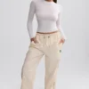 Pantaloni de trening cu croi larg, hidrofugi, în nuanța Marble Pantaloni de trening cu croi larg, hidrofugi, în nuanța Marble