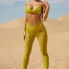 Pantaloni din plasă cu ornamente Palm Springs Tall, culoare lime Pantaloni din plasă cu ornamente Palm Springs Tall, culoare lime
