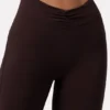 Pantaloni evazați cu volane Soft Active, culoare Espresso Pantaloni evazați cu volane Soft Active, culoare Espresso