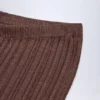 Pantaloni evazați Selara cu talie medie în culoarea bronz Pantaloni evazați Selara cu talie medie în culoarea bronz