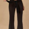 Pantaloni largi cu legătură în față Hydra, negri Pantaloni largi cu legătură în față Hydra, negri
