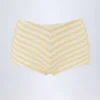 Pantaloni scurți Cerreto cu talie medie, cu dungi galbene-lămâie Pantaloni scurți Cerreto cu talie medie, cu dungi galbene-lămâie