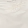 Pantaloni scurți cu volane în marl ivoriu Pantaloni scurți cu volane în marl ivoriu