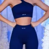 Pantaloni scurți de ciclism cu nervuri, culoare bleumarin Pantaloni scurți de ciclism cu nervuri, culoare bleumarin