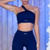Pantaloni scurți de ciclism cu nervuri, culoare bleumarin Pantaloni scurți de ciclism cu nervuri, culoare bleumarin