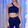 Pantaloni scurți de ciclism cu nervuri, culoare bleumarin Pantaloni scurți de ciclism cu nervuri, culoare bleumarin