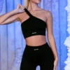 Pantaloni scurți de ciclism cu nervuri, negri Pantaloni scurți de ciclism cu nervuri, negri