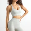 Pantaloni scurți de ciclism cu talie înaltă Define Luxe în culoarea Fog Pantaloni scurți de ciclism cu talie înaltă Define Luxe în culoarea Fog