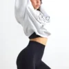 Pantaloni scurți de ciclism cu talie înaltă Define Luxe, negri