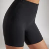 Pantaloni scurți de ciclism din bumbac moale, negri Pantaloni scurți de ciclism din bumbac moale, negri