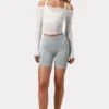 Pantaloni scurți de ciclism fără cusături Super Sculpt, culoare gri Pantaloni scurți de ciclism fără cusături Super Sculpt, culoare gri