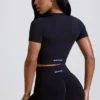 Pantaloni scurți Define Luxe cu talie înaltă, negru Pantaloni scurți Define Luxe cu talie înaltă, negru