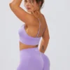 Pantaloni scurți Define Luxe Mini în culoarea liliac Pantaloni scurți Define Luxe Mini în culoarea liliac