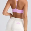 Pantaloni scurți din material de trening cu talie medie, în culoarea cojii de ou Pantaloni scurți din material de trening cu talie medie, în culoarea cojii de ou