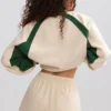 Pantaloni scurți elastici din jersey de bumbac moale, în culoarea marmoră Pantaloni scurți elastici din jersey de bumbac moale, în culoarea marmoră