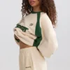 Pantaloni scurți elastici din jersey de bumbac moale, în culoarea marmoră Pantaloni scurți elastici din jersey de bumbac moale, în culoarea marmoră