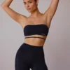 Pantaloni scurți mini cu talie înaltă, negru Pantaloni scurți mini cu talie înaltă, negru