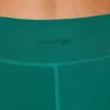 Pantaloni scurți mini cu talie răsucită și buzunare, de culoare verde-albăstrui Pantaloni scurți mini cu talie răsucită și buzunare, de culoare verde-albăstrui