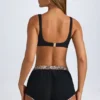 Pantaloni scurți mini Praia în negru Pantaloni scurți mini Praia în negru