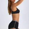 Pantaloni scurți mini Praia în negru Pantaloni scurți mini Praia în negru