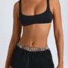 Pantaloni scurți mini Praia în negru Pantaloni scurți mini Praia în negru