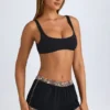 Pantaloni scurți mini Praia în negru Pantaloni scurți mini Praia în negru