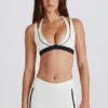 Pantaloni scurți mini Soft Active Contrast în culoarea Ivory Pantaloni scurți mini Soft Active Contrast în culoarea Ivory