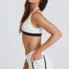 Pantaloni scurți mini Soft Active Contrast în culoarea Ivory Pantaloni scurți mini Soft Active Contrast în culoarea Ivory