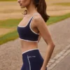 Pantaloni scurți mini Soft Active cu bandă încrucișată în albastru clasic Pantaloni scurți mini Soft Active cu bandă încrucișată în albastru clasic