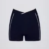 Pantaloni scurți mini Soft Active cu bandă încrucișată în albastru clasic Pantaloni scurți mini Soft Active cu bandă încrucișată în albastru clasic