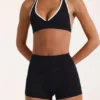 Pantaloni scurți mini Soft Active în negru Pantaloni scurți mini Soft Active în negru