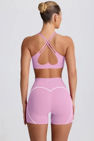 Pantaloni scurți mini Soft Active în roz prăfuit Pantaloni scurți mini Soft Active în roz prăfuit