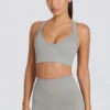 Pantaloni scurți mini Super Sculpt fără cusături, în culoarea gri melanj Pantaloni scurți mini Super Sculpt fără cusături, în culoarea gri melanj