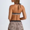 Pantaloni scurți Praia cu imprimeu leopard Pantaloni scurți Praia cu imprimeu leopard