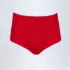 Pantaloni scurți Sabrine din jersey elastic, cu talie joasă, în roșu aprins Pantaloni scurți Sabrine din jersey elastic, cu talie joasă, în roșu aprins