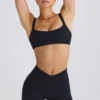 Pantaloni scurți Soft Active Crossover în negru Pantaloni scurți Soft Active Crossover în negru