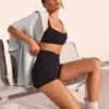 Pantaloni scurți Soft Active Crossover în negru Pantaloni scurți Soft Active Crossover în negru