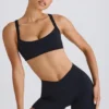 Pantaloni scurți Soft Active Crossover în negru Pantaloni scurți Soft Active Crossover în negru