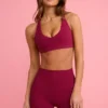 Pantaloni scurți Soft Active în culoarea burgund Pantaloni scurți Soft Active în culoarea burgund