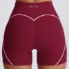 Pantaloni scurți Soft Active în culoarea burgund Pantaloni scurți Soft Active în culoarea burgund