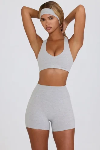 Pantaloni scurți Soft Active în culoarea gri