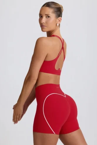 Pantaloni scurți Soft Active în culoarea Hot Red
