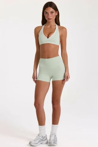 Pantaloni scurți Soft Active în culoarea Sage Marl