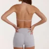 Pantaloni scurți Soft Active în gri melanj Pantaloni scurți Soft Active în gri melanj