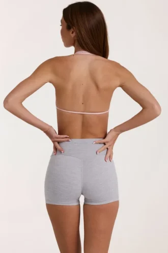 Pantaloni scurți Soft Active în gri melanj