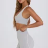 Pantaloni scurți Soft Active în gri melanj Pantaloni scurți Soft Active în gri melanj