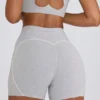 Pantaloni scurți Soft Active în gri melanj Pantaloni scurți Soft Active în gri melanj