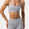 Pantaloni scurți Soft Active în gri melanj Pantaloni scurți Soft Active în gri melanj