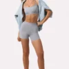 Pantaloni scurți Soft Active în gri melanj Pantaloni scurți Soft Active în gri melanj