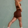 Pantaloni scurți Super Sculpt Mini în culoarea maro Pantaloni scurți Super Sculpt Mini în culoarea maro